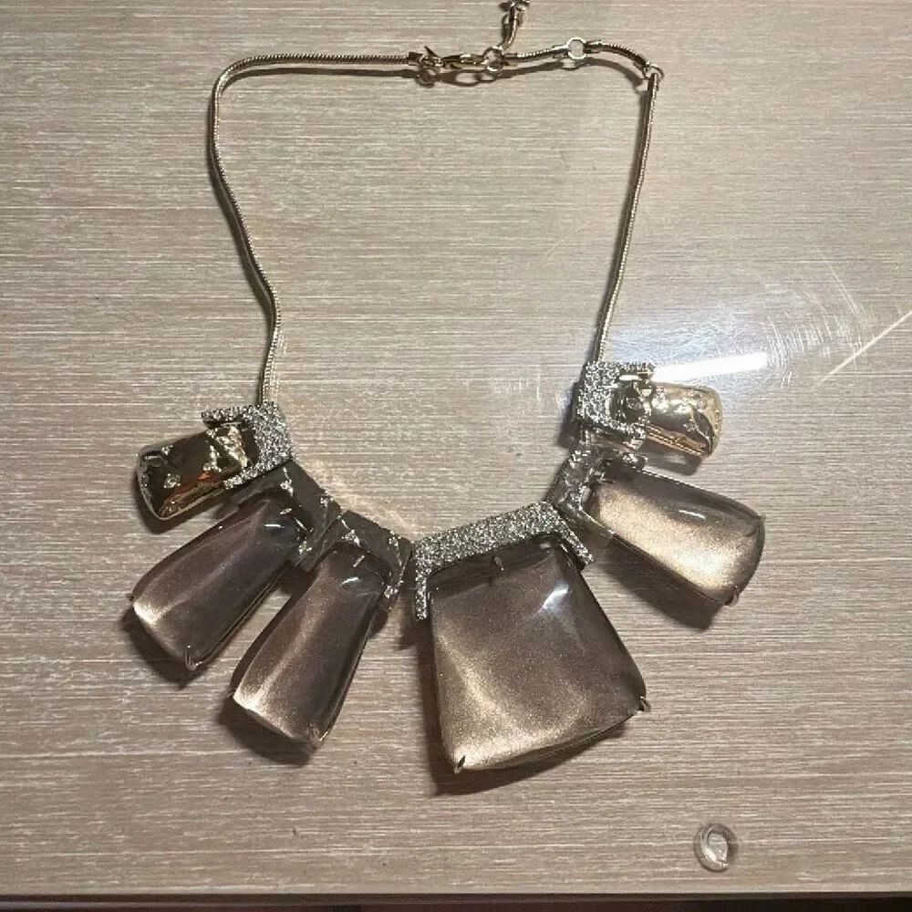 Alexis Bittar Lucite Swarovski Necklace